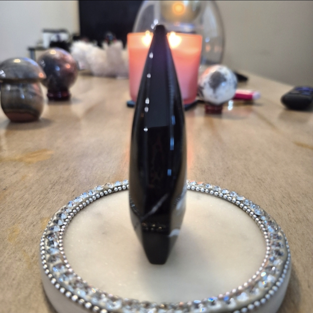Natural Black Sardonyx Stand-up Freeform Crystal #1 - Picture 3 of 8